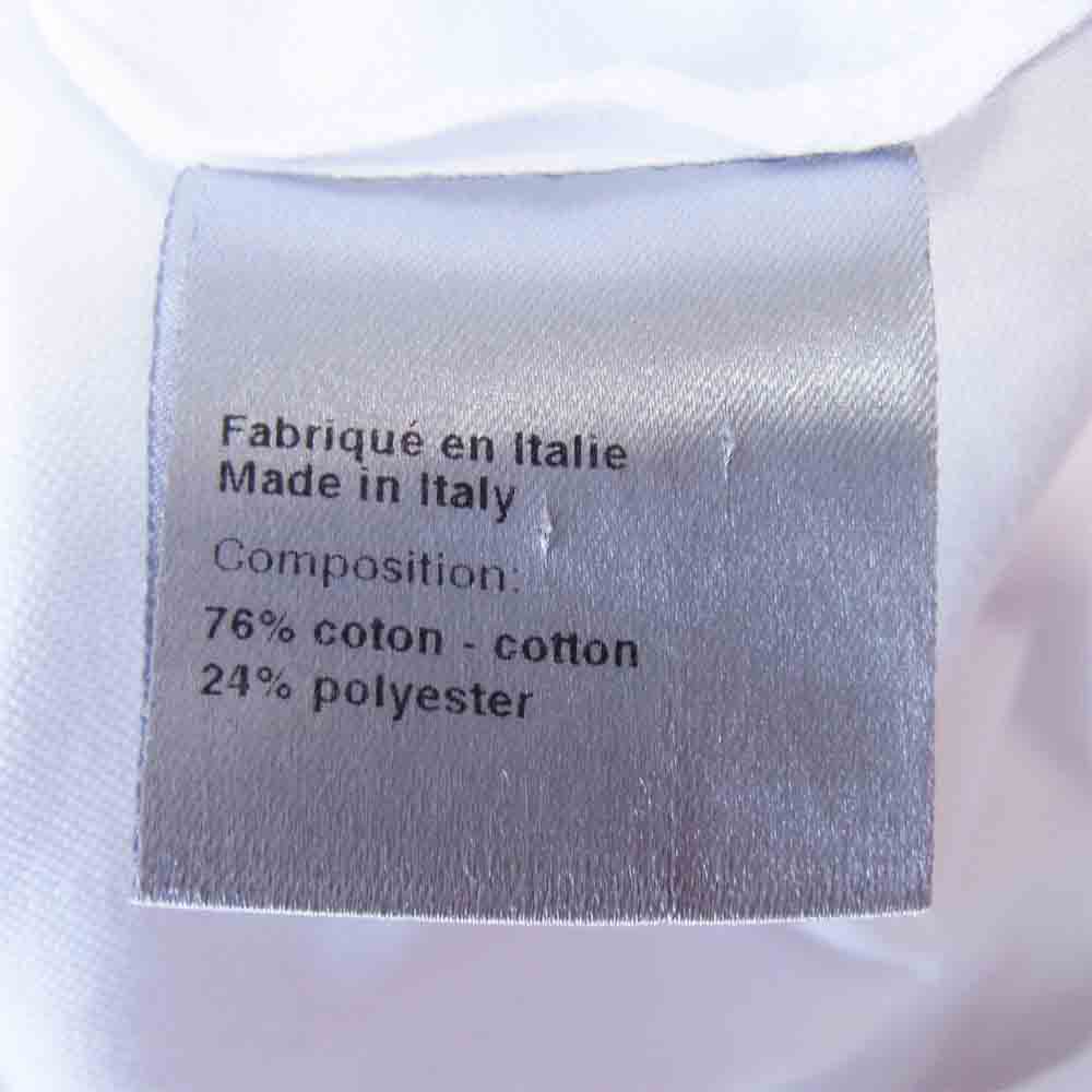 DIOR HOMME ディオールオム 05AW 5HH1051213 エディ期 ピンタック スタンドカラー ドレス シャツ ホワイト系 38【中古】