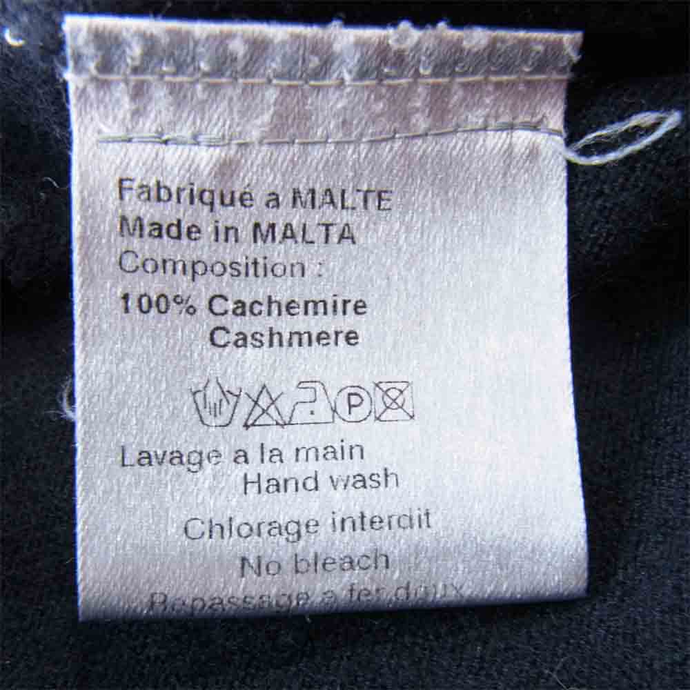 DIOR HOMME ディオールオム 5WH4058779 国内正規品 カシミヤ100％ 胸ポケット付 Vネック ニット ブラック系 M【中古】