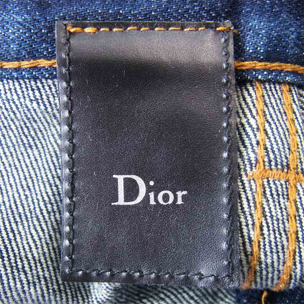 DIOR HOMME ディオールオム 04AW 4HH1012674 国内正規品 エディ期 インディゴ ボタンフライ デニムパンツ インディゴブルー系 30【中古】