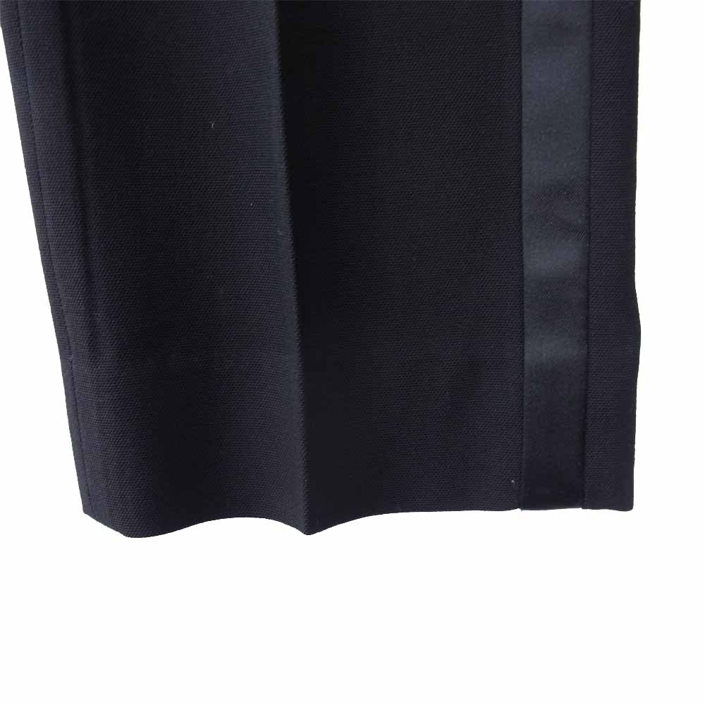 DIOR HOMME ディオールオム 08AW 8H3112150755 側章 サイドライン スラックス パンツ ブラック系 48【中古】