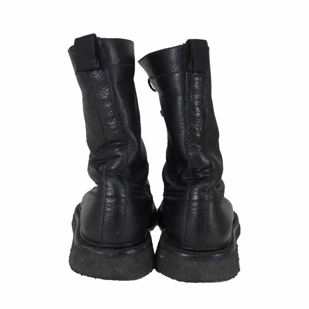 DIOR HOMME ディオールオム 07AW  7H BM レザー コンバット ブーツ ブラック系 43【中古】