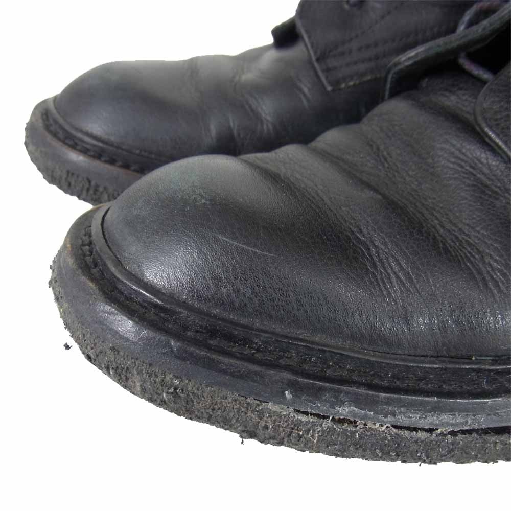 DIOR HOMME ディオールオム 07AW  7H BM レザー コンバット ブーツ ブラック系 43【中古】