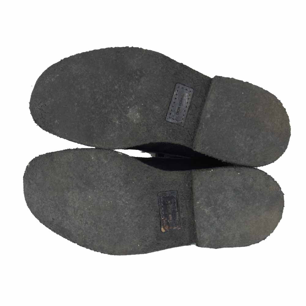 DIOR HOMME ディオールオム 07AW  7H BM レザー コンバット ブーツ ブラック系 43【中古】