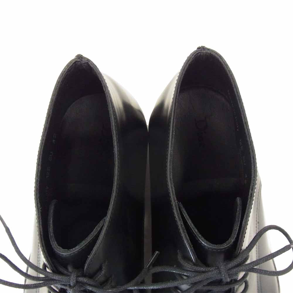 DIOR HOMME ディオールオム モンテーニュ レースアップ シューズ ブラック系 42【極上美品】【中古】