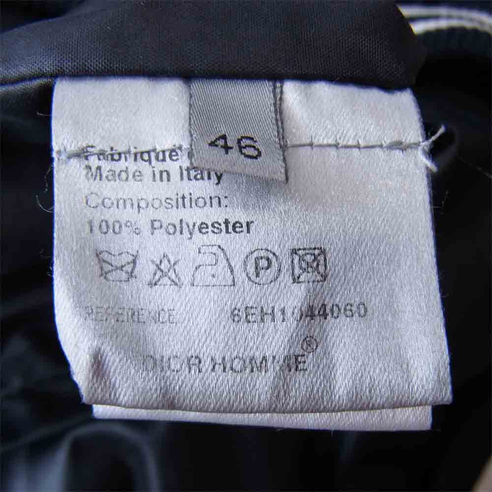 DIOR HOMME ディオールオム 国内正規品 エディ期 06SS 6EH1044060 ベースボール ブルゾン ブラック系 46【中古】