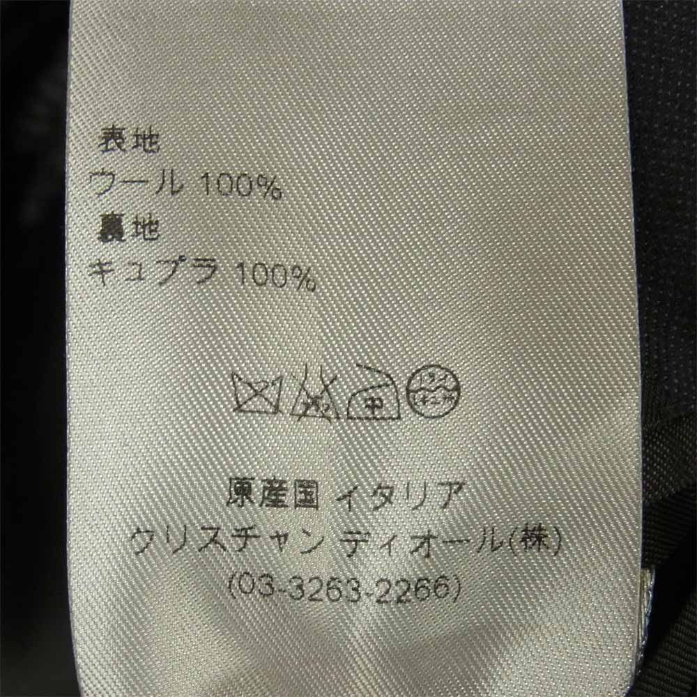 DIOR HOMME ディオールオム 163C710A2079 セットアップ スーツ ウール キュプラ イタリア製 ダークネイビー系 48【美品】【中古】