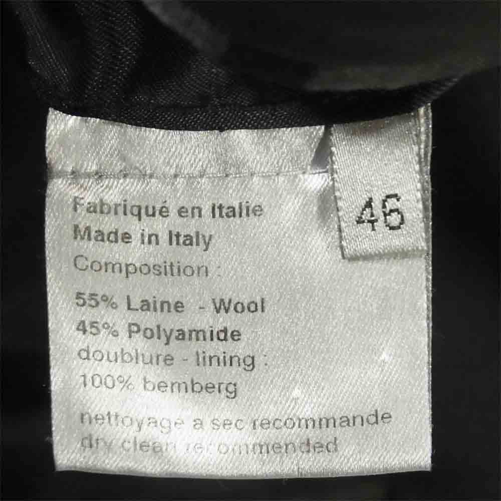 DIOR HOMME ディオールオム 05SS 5EH2021811 エディ期 スモーキングチューブ ジャケット ブラック系 46【美品】【中古】