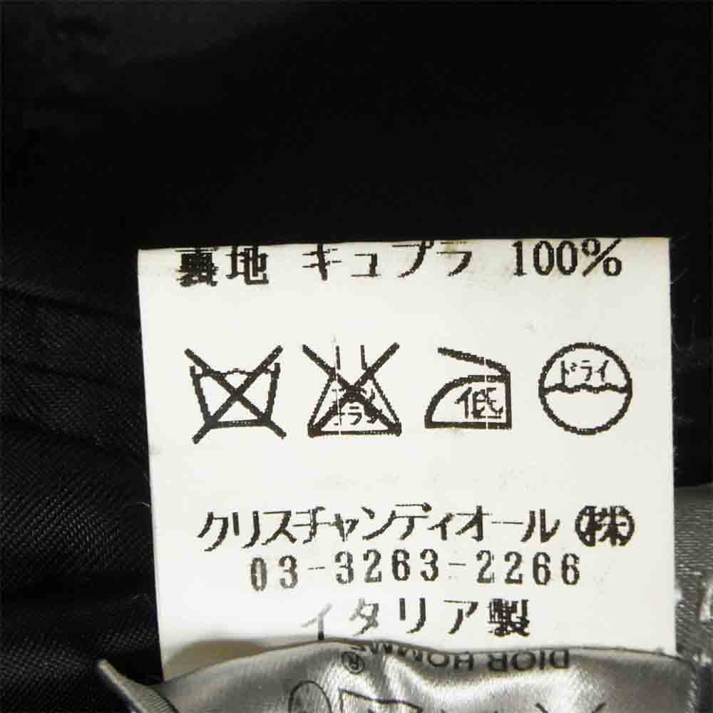 DIOR HOMME ディオールオム 05SS 5EH2021811 エディ期 スモーキングチューブ ジャケット ブラック系 46【美品】【中古】