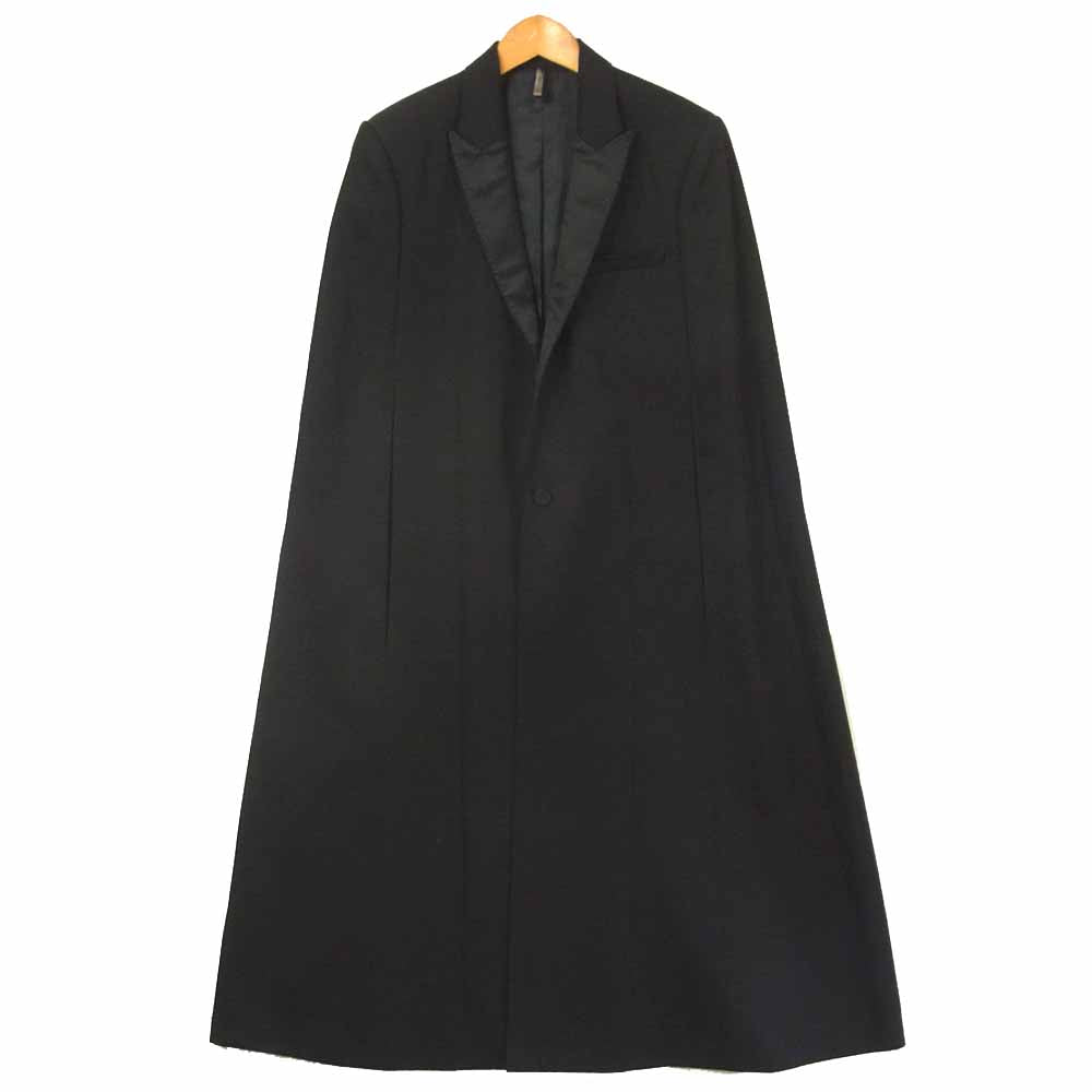DIOR HOMME ディオールオム 5HH2101124 国内正規品 エディ期 スモーキング ケープ コート ブラック系 46【中古】