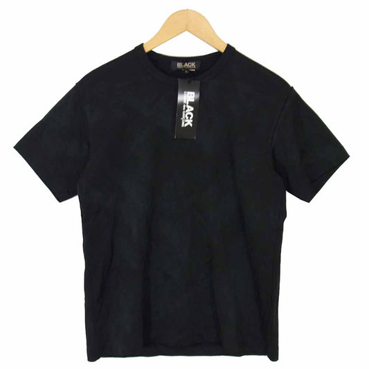 BLACK COMME des GARCONS ブラックコムデギャルソン ムラ プリント Tシャツ ブラック系 L【新古品】【未使用】【中古】