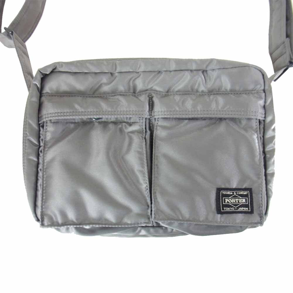 PORTER ポーター TANKER タンカー ショルダー バッグ グレー系【極上美品】【中古】