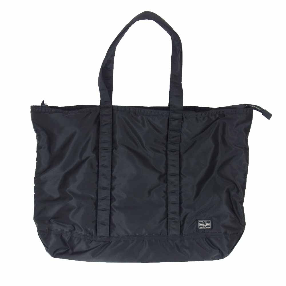 PORTER ポーター 622-06152 TANKER BOOK TOTE BAG L タンカー ブック トート バッグ L ブラック系【極上美品】【中古】