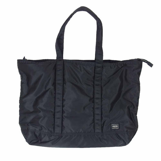 PORTER ポーター 622-06152 TANKER BOOK TOTE BAG L タンカー ブック トート バッグ L ブラック系【極上美品】【中古】