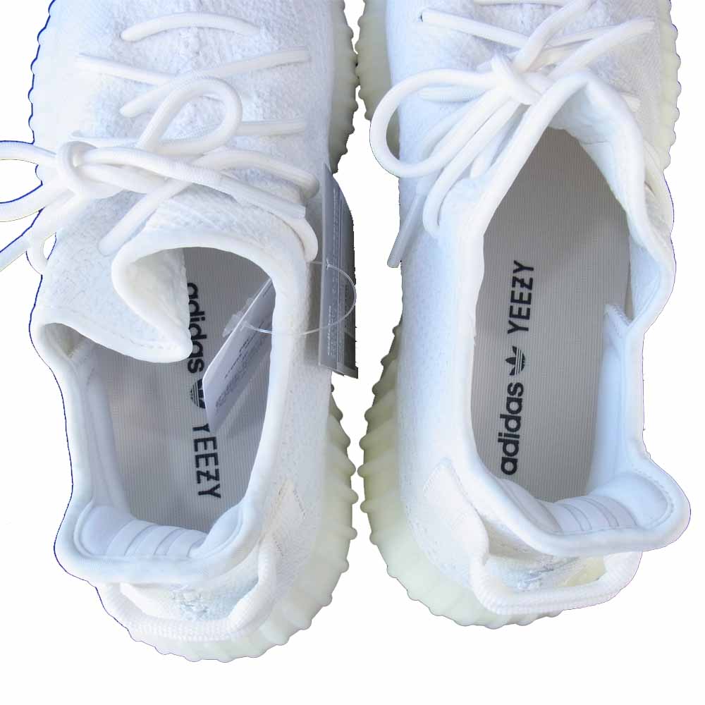 adidas アディダス CP9366 国内正規品 YEEZY BOOST 350 V2 CREAM イージーブースト 350 V2 クリームホワイト ローカット スニーカー ホワイト系 28【極上美品】【中古】