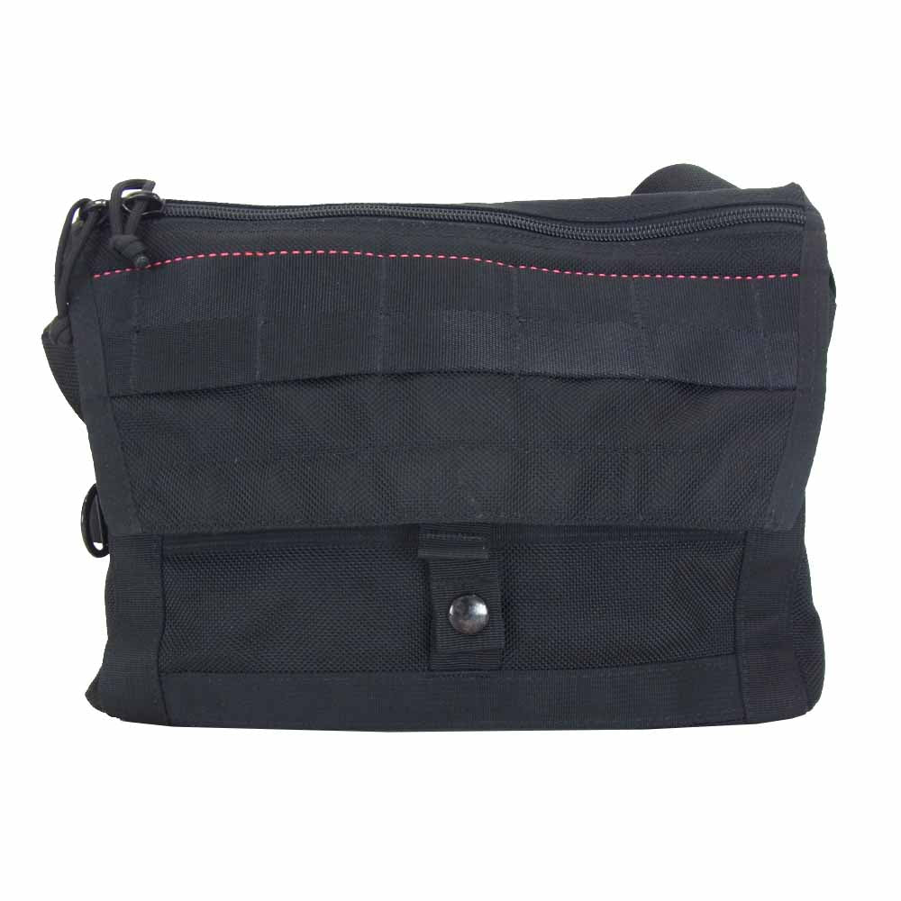BRIEFING ブリーフィング × BEAMS PLUS ビームス 別注 FLEET MESSENGER BAG メッセンジャー ショルダー バッグ ブラック ブラック系【美品】【中古】
