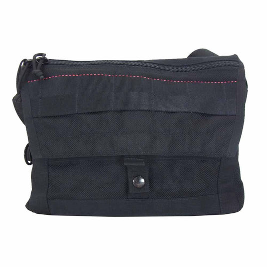 BRIEFING ブリーフィング × BEAMS PLUS ビームス 別注 FLEET MESSENGER BAG メッセンジャー ショルダー バッグ ブラック ブラック系【美品】【中古】