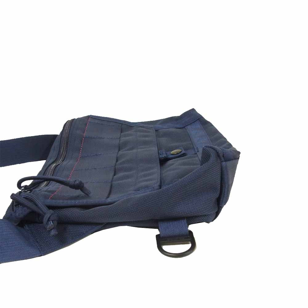 BRIEFING ブリーフィング BEAMS PLUS ビームス 別注 FLEET MESSENGER BAG メッセンジャー ショルダー バッグ ネイビー系【極上美品】【中古】