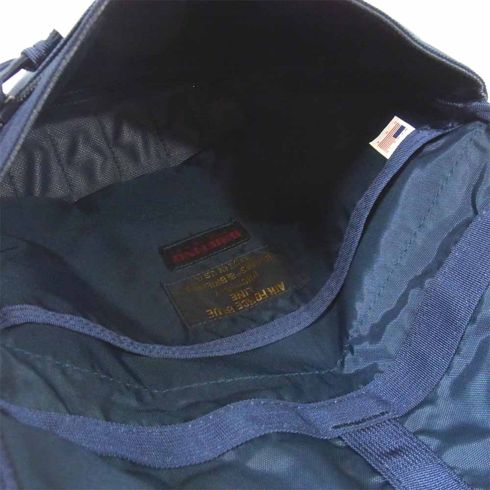 BRIEFING ブリーフィング BEAMS PLUS ビームス 別注 FLEET MESSENGER BAG メッセンジャー ショルダー バッグ ネイビー系【極上美品】【中古】