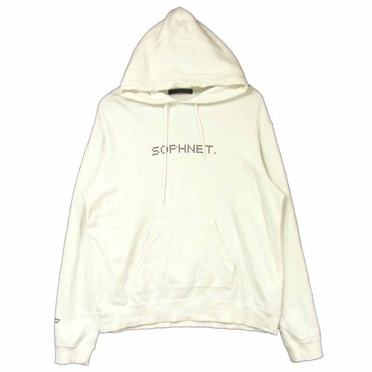 SOPHNET. ソフネット SOPH-189168 長袖 コットン プルオーバー パーカー 日本製 ホワイト系 M【中古】