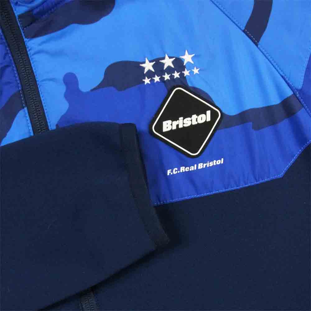 F.C.R.B. エフシーアールビー 16AW FCRB-167017 VENTILATION HOODY ベンチレーション フーディ ブルー系 M【中古】