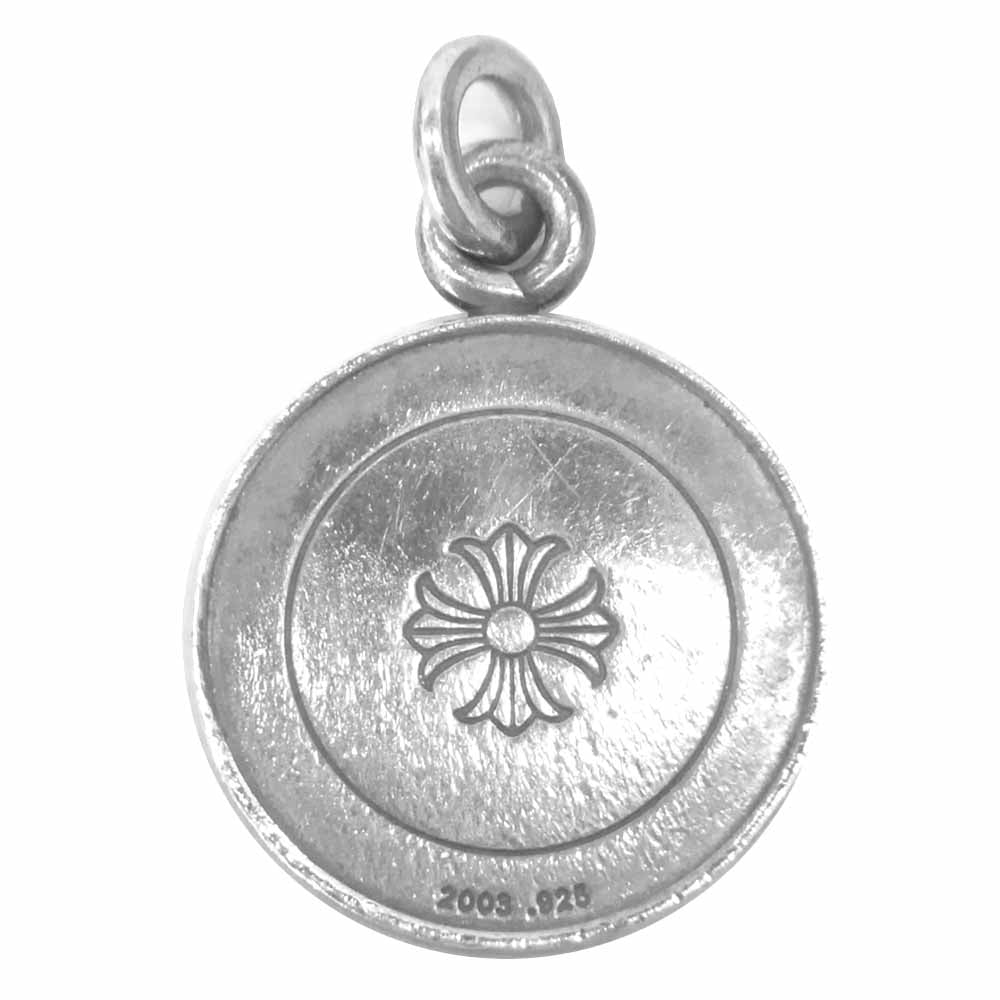 CHROME HEARTS クロムハーツ（原本無） エンゼル メダル チャーム シルバー系【中古】