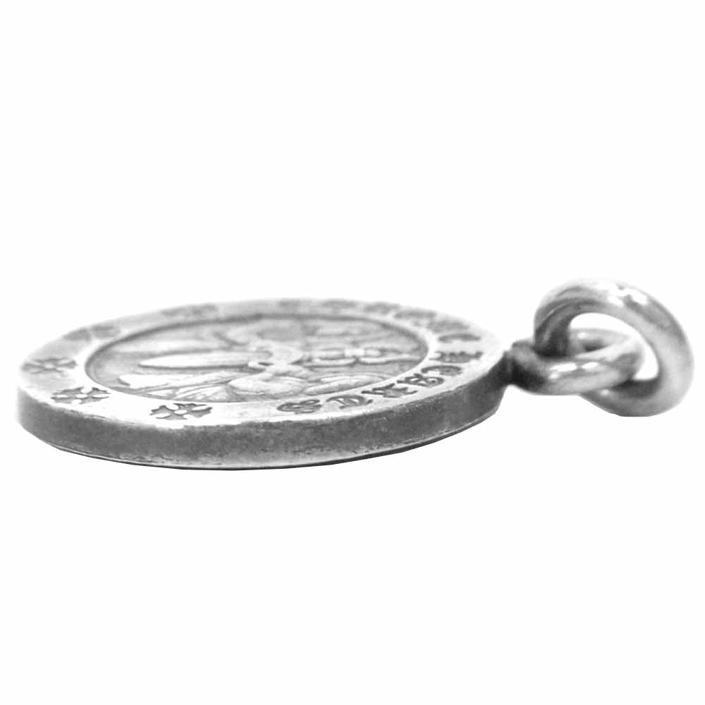 CHROME HEARTS クロムハーツ（原本無） エンゼル メダル チャーム シルバー系【中古】