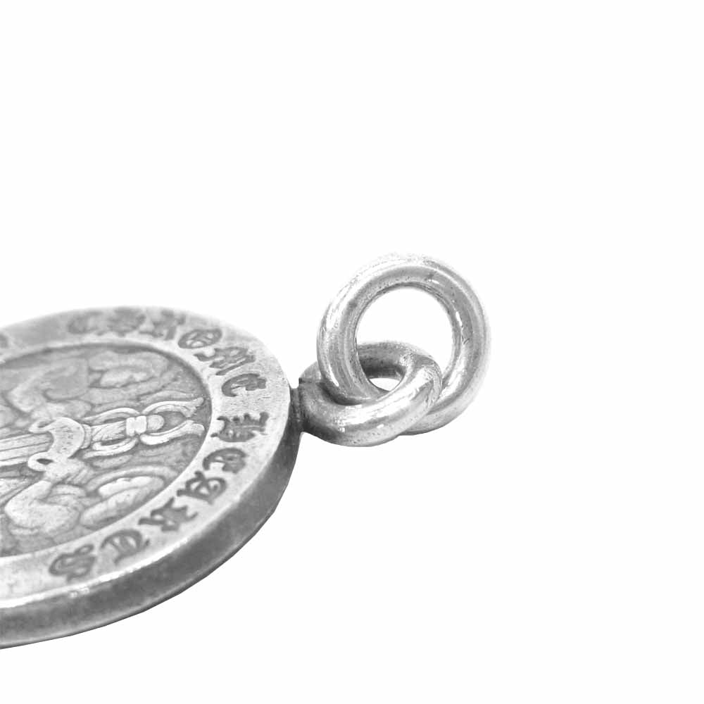 CHROME HEARTS クロムハーツ（原本無） エンゼル メダル チャーム シルバー系【中古】