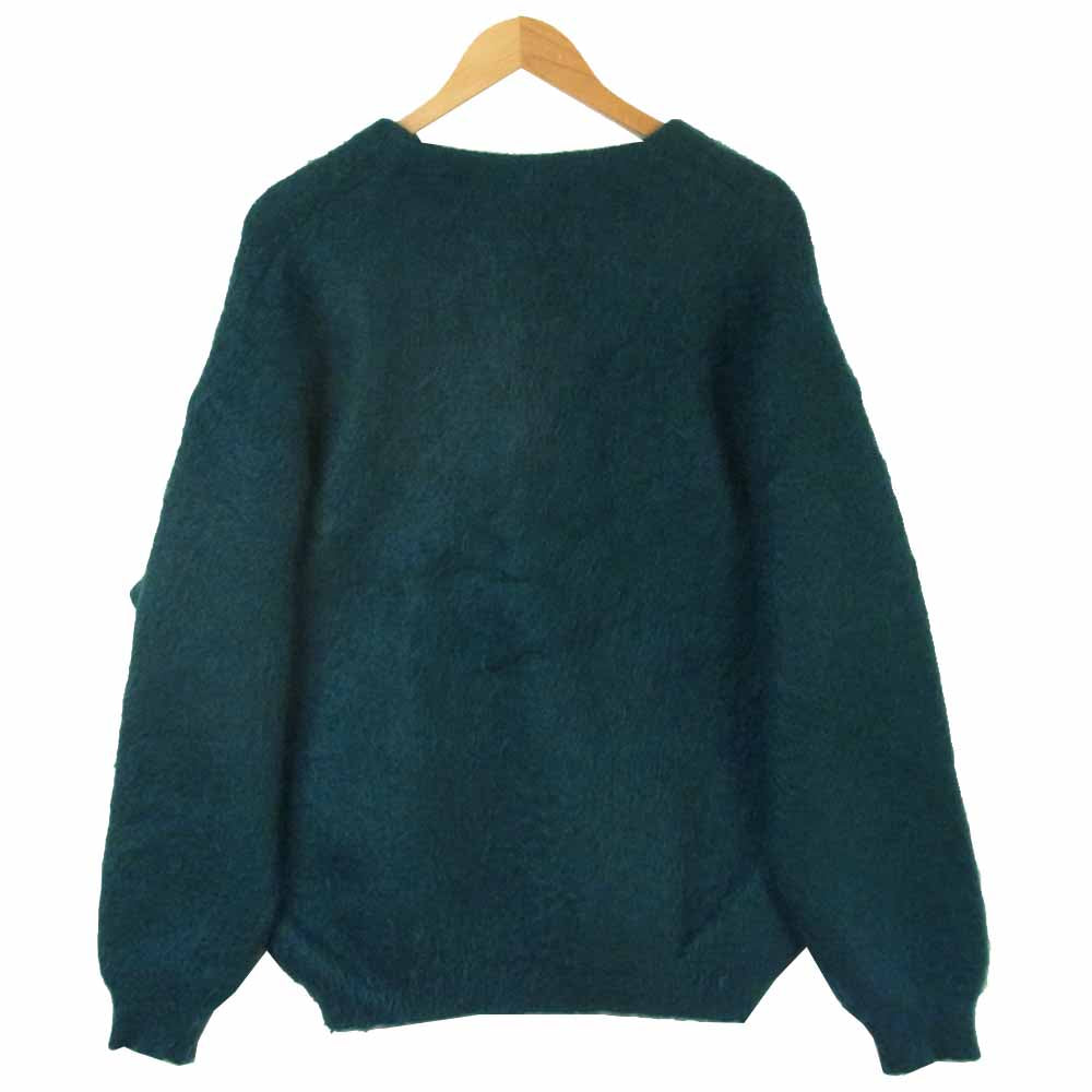 COOTIE クーティー 20AW Mohair Cardigan モヘア ウール カーディガン ターコイズ 日本製 グリーン系 M【中古】