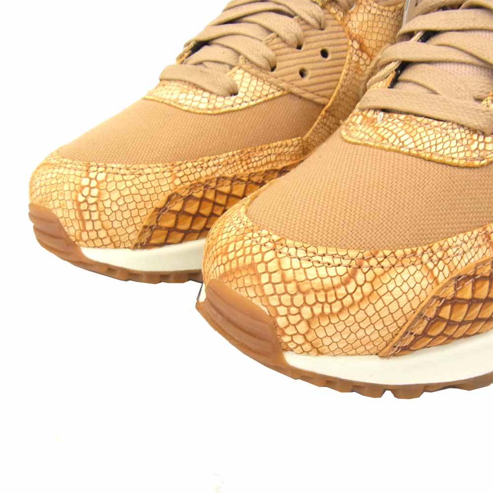 NIKE ナイキ AH8046-200 AIR MAX 90 PREMIUM LTR エアマックス 90 プレミアム レザー バケッタタン ベージュ系 24.5cm【新古品】【未使用】【中古】