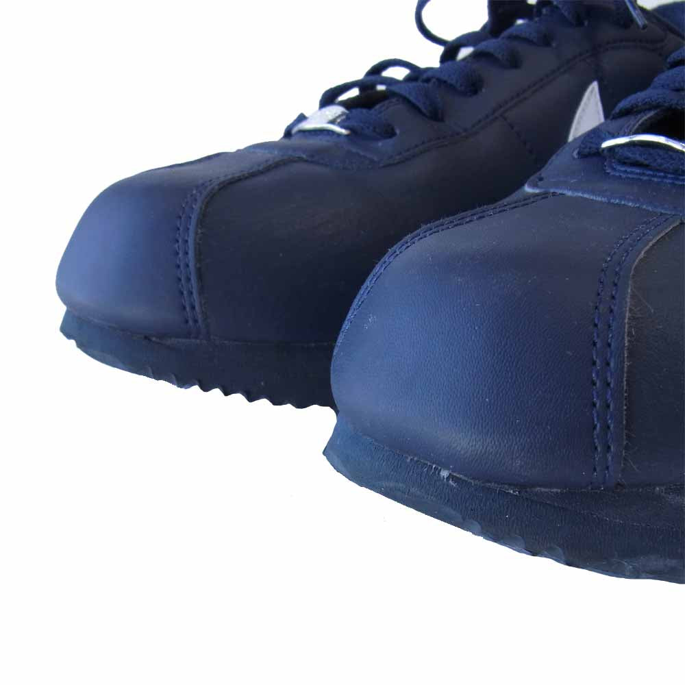 NIKE ナイキ 316418-402 CORTEZ BASIC LEATHER コルテッツ ベーシック レザー スニーカー ネイビー系 28【中古】