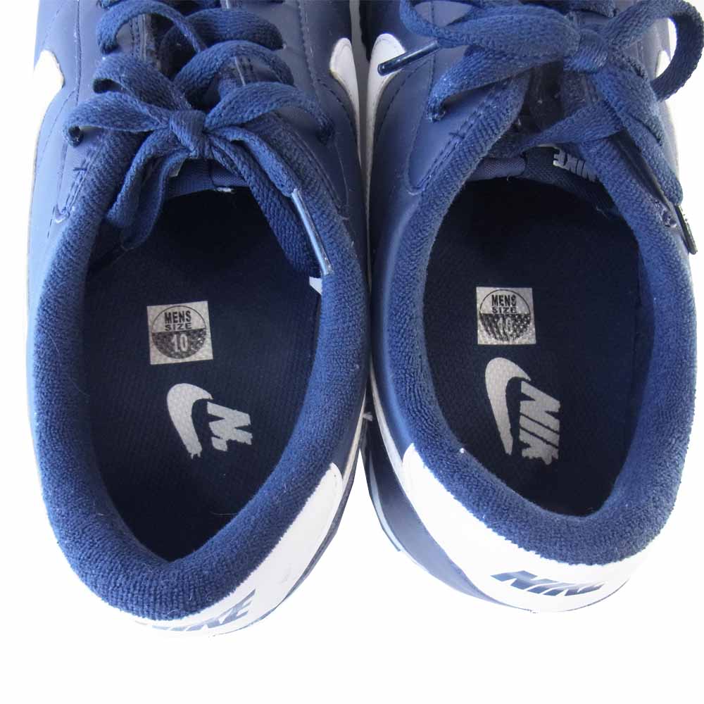 NIKE ナイキ 316418-402 CORTEZ BASIC LEATHER コルテッツ ベーシック レザー スニーカー ネイビー系 28【中古】