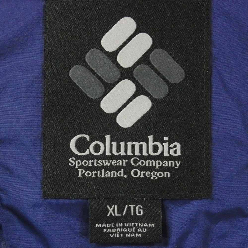 Columbia コロンビア PM3381 ソートゥース ジャケット ナイロン ベトナム製 パープル系 ライトブルー系 XL【中古】