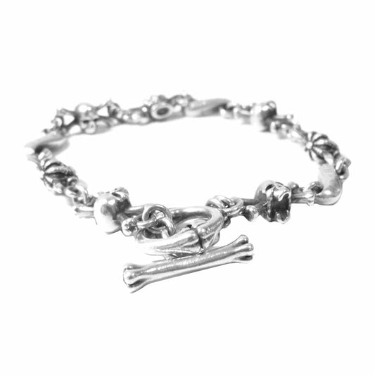 Justin Davis ジャスティンデイビス SBJ552 DOUBLE CROSS Bracelet ダブル クロス ブレスレット シルバー系【中古】