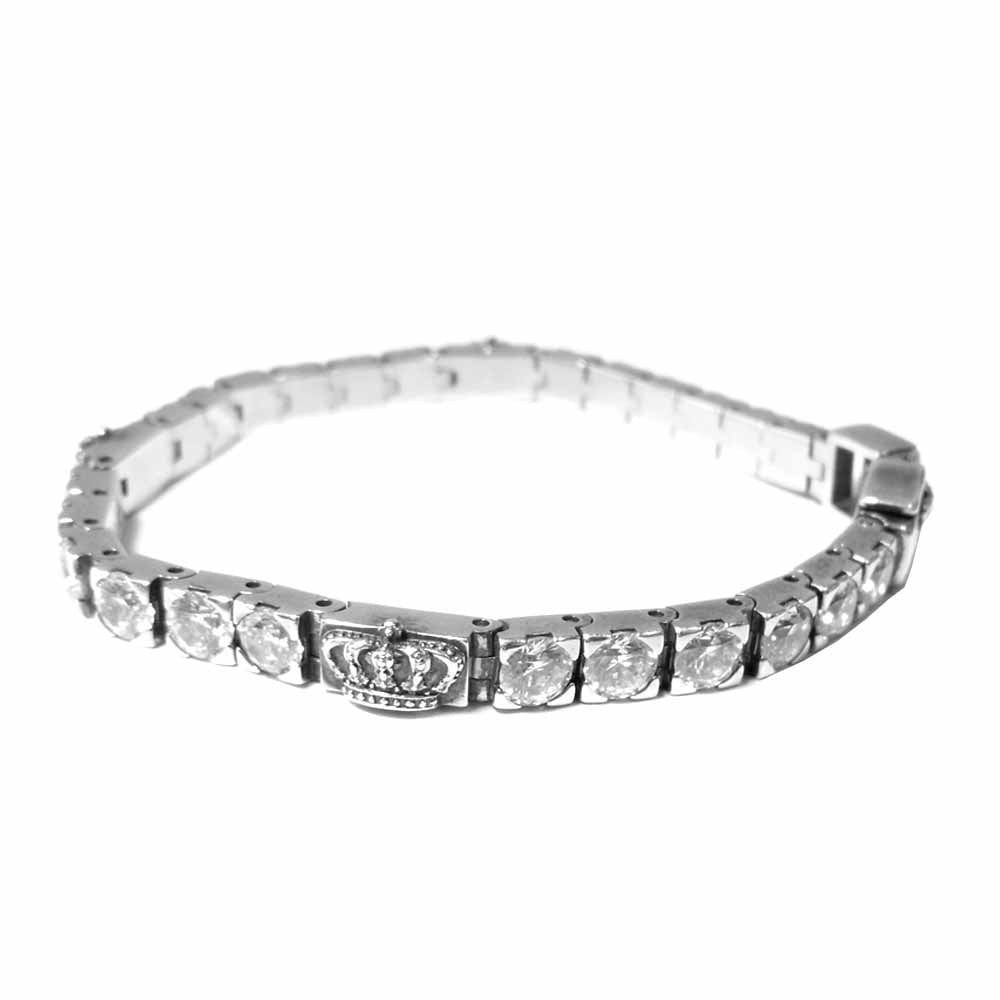 Justin Davis ジャスティンデイビス SBJ695 QUEEN’S LIGHT Bracelet クイーンズ ライト ブレスレット シルバー系【中古】