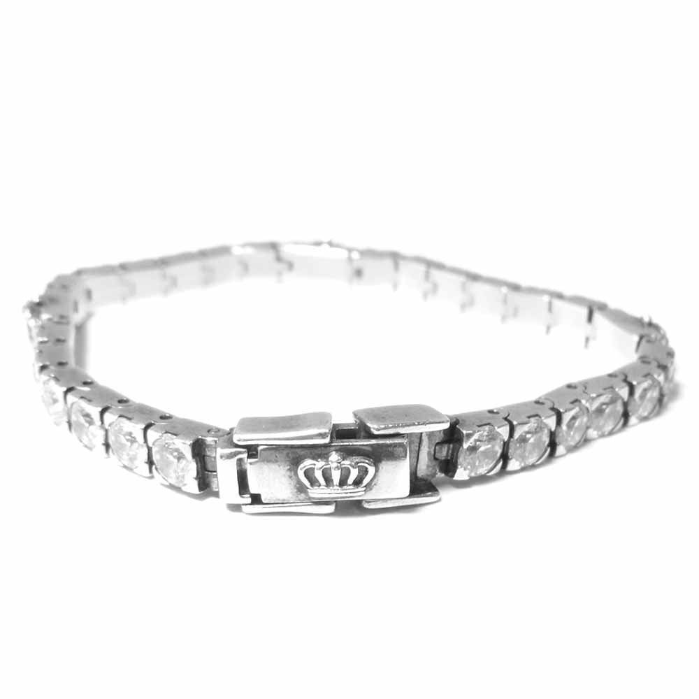 Justin Davis ジャスティンデイビス SBJ695 QUEEN’S LIGHT Bracelet クイーンズ ライト ブレスレット シルバー系【中古】