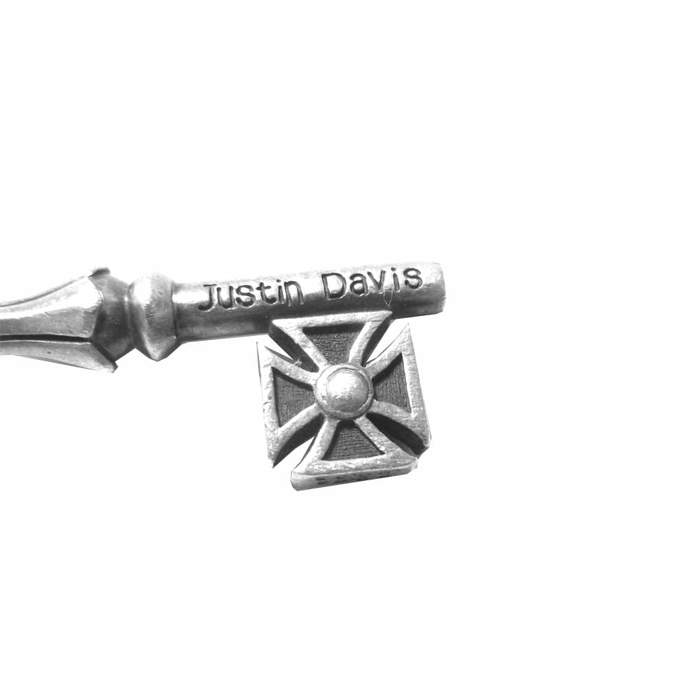 Justin Davis ジャスティンデイビス SPJ182 CREATION KEY PENDANT クリエイション キー ペンダント シルバー系【中古】
