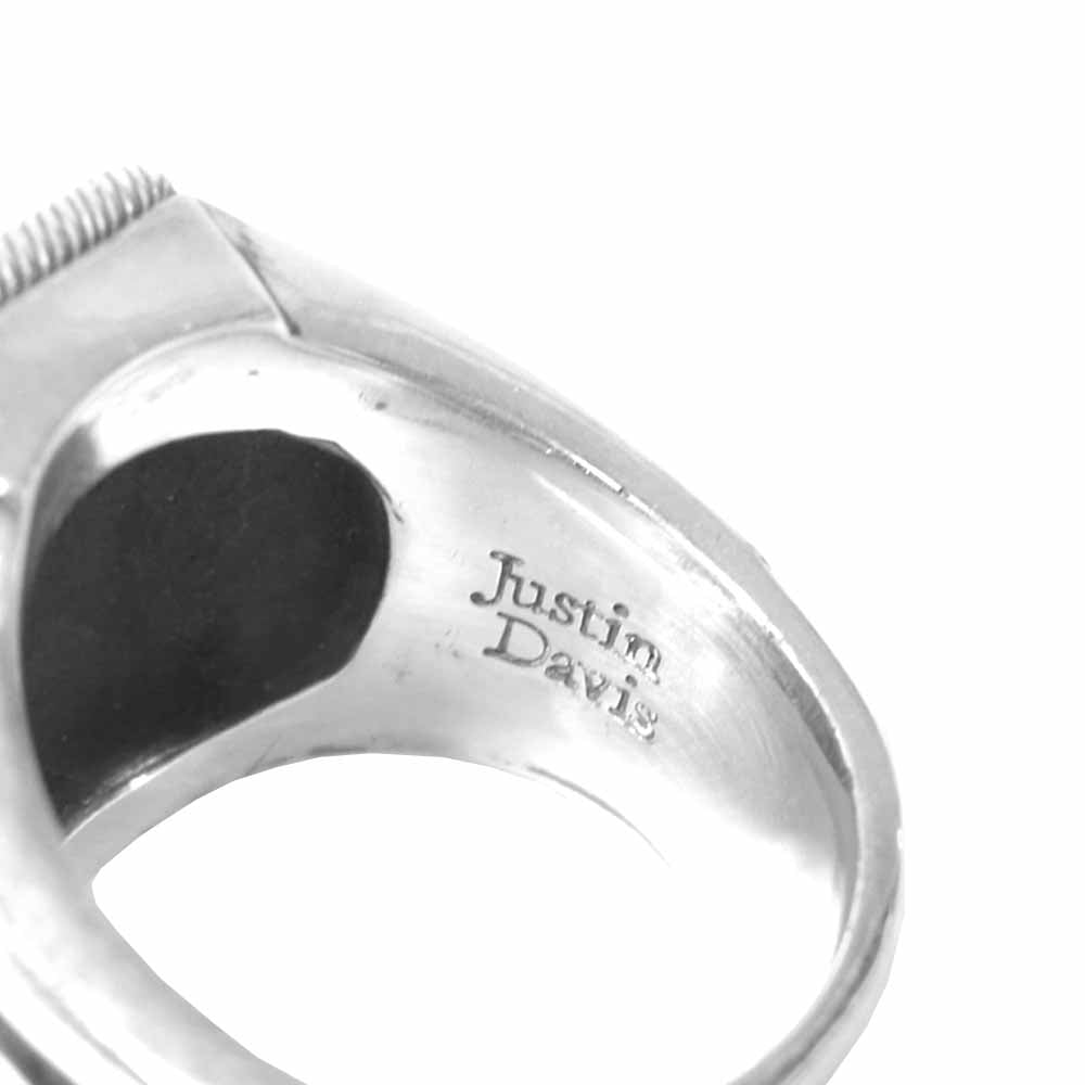Justin Davis ジャスティンデイビス SRJ200 × ヨウジヤマモト Yohji Yamamoto REGAL CHAMBER RING リーガル チェインバー リング シルバー系 21【中古】