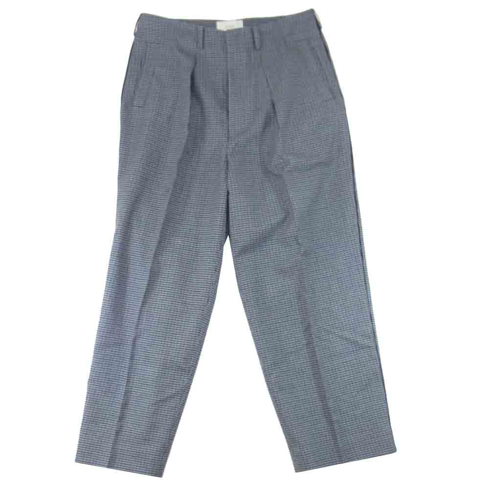 ヨーク 19AW 1TUCK WIDE TROUSERS ワイド トラウザー パンツ グレー系 M【中古】