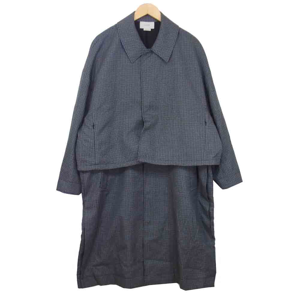 ヨーク 19AW 3WAY BAL COLLAR SHARE COAT バルカラー コート グレー系 M【中古】