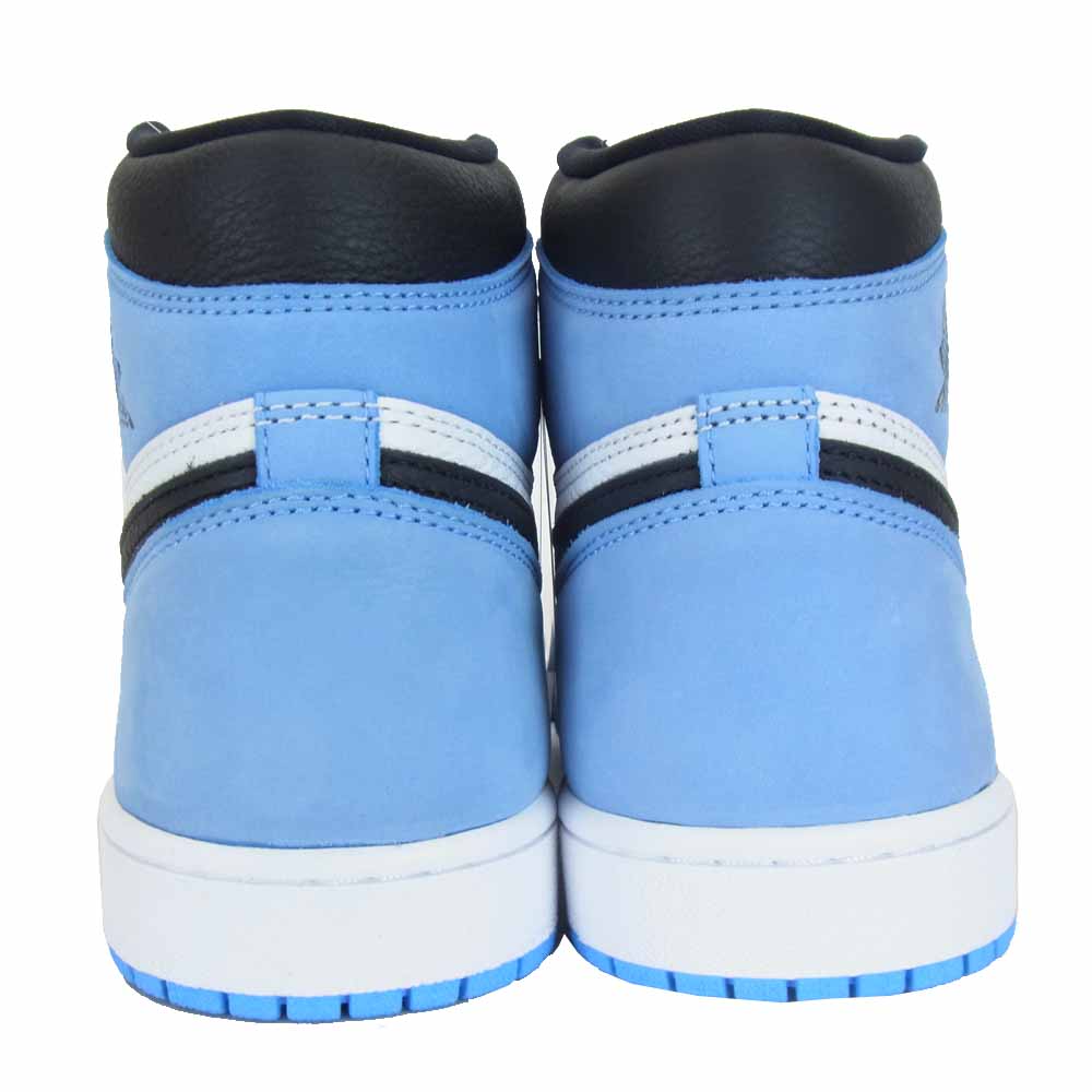 NIKE ナイキ 555088-134 AIR JORDAN 1 RETRO HIGH OG OG UNIVERSITY BLUE エアジョーダン 1 レトロ ハイ ユニバーシティ ブルー ライトブルー系 ブラック系 28cm【新古品】【未使用】【中古】