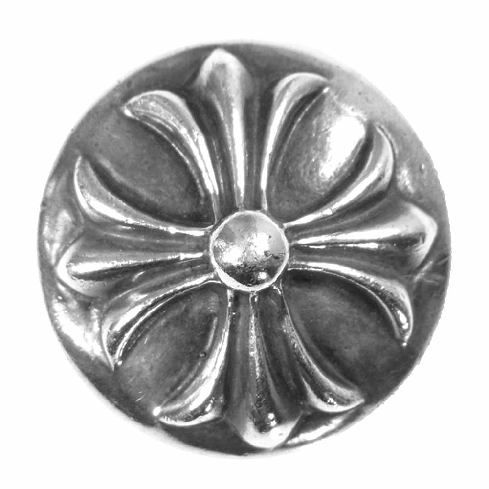 CHROME HEARTS クロムハーツ（原本無） HAIR BAND ヘアバンド クロスボール コンチョ ヘアゴム シルバー系【中古】
