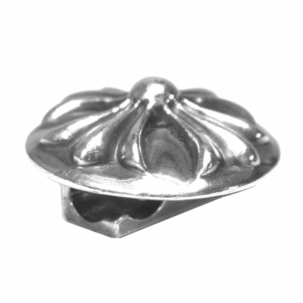 CHROME HEARTS クロムハーツ（原本有） HAIR BAND ヘアバンド クロスボール コンチョ ヘアゴム シルバー系【中古】