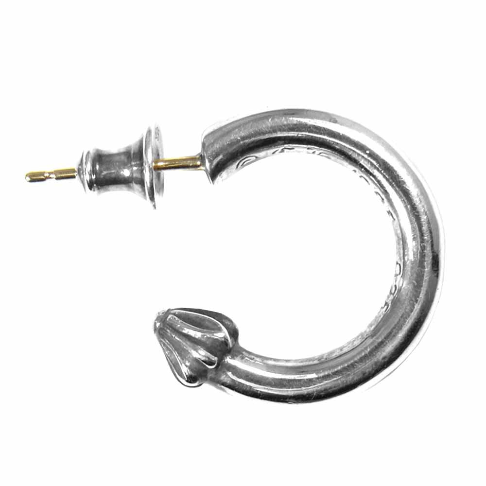 CHROME HEARTS クロムハーツ（原本無） プレーン フープ ピアス シルバー系【中古】