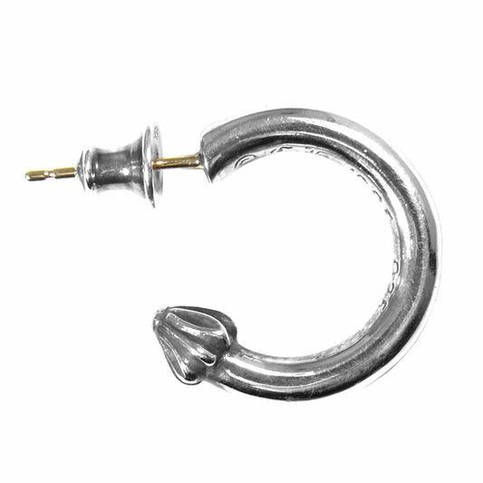 CHROME HEARTS クロムハーツ（原本無） プレーン フープ ピアス シルバー系【中古】