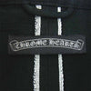 CHROME HEARTS クロムハーツ（原本無） 国内正規品 DENIM WESTERN クロスボール デニム ウエスタン シャツ ブラック系 SM【中古】