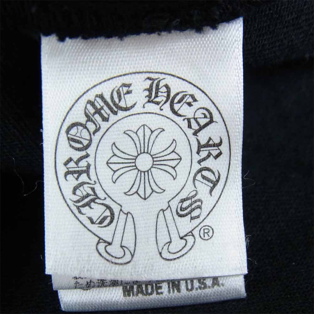 CHROME HEARTS クロムハーツ（原本無） 国内正規品 DENIM WESTERN クロスボール デニム ウエスタン シャツ ブラック系 SM【中古】