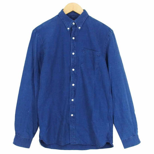 RRL ダブルアールエル INDIGO BD L/S SHIRTS インディゴ 長袖 シャツ ブルー系 170/92A【中古】