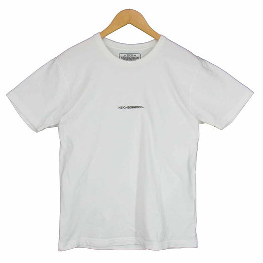 NEIGHBORHOOD ネイバーフッド ロゴ 半袖 Tシャツ ホワイト系 S【中古】