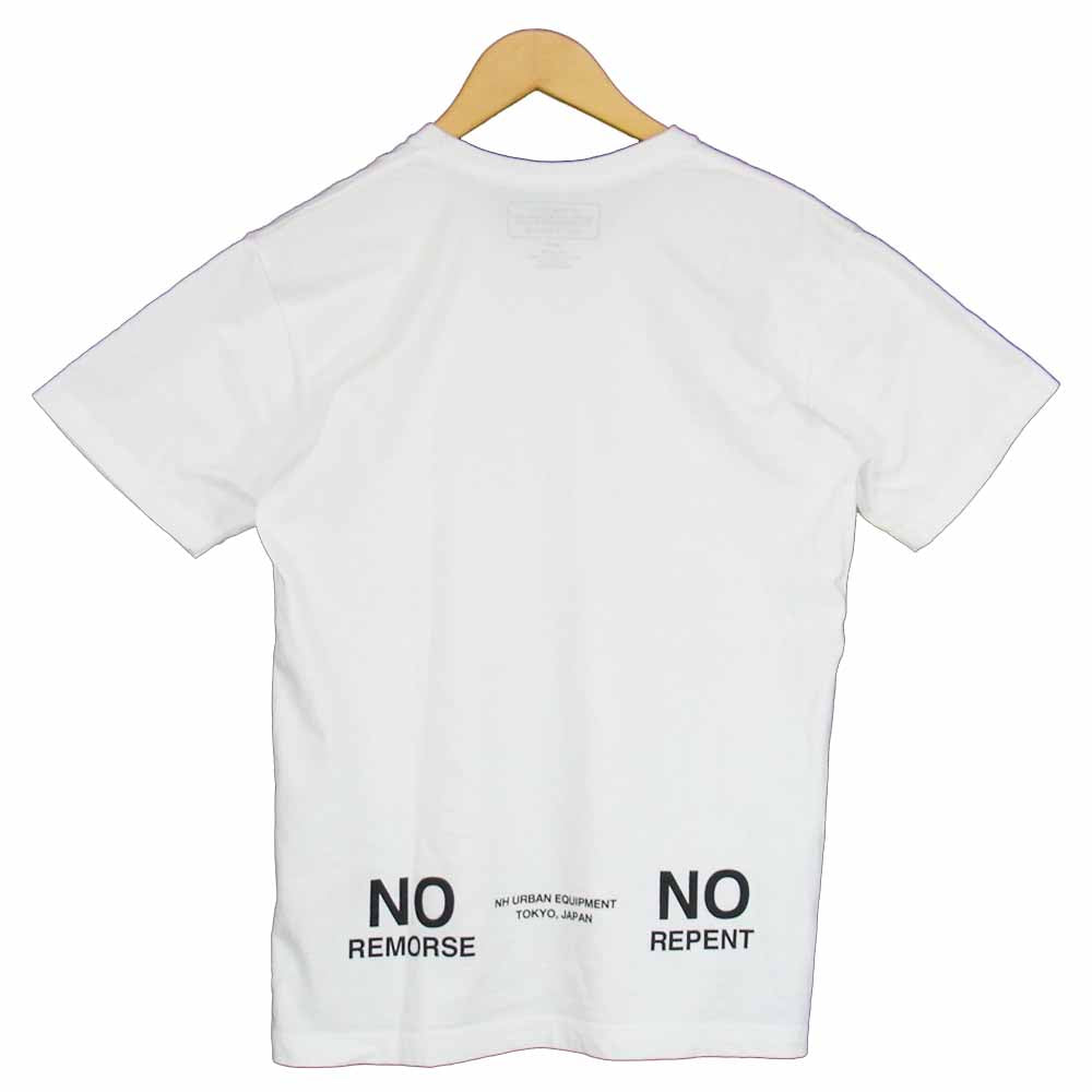 NEIGHBORHOOD ネイバーフッド ロゴ 半袖 Tシャツ ホワイト系 S【中古】
