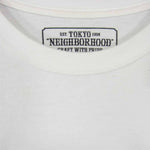 NEIGHBORHOOD ネイバーフッド ロゴ 半袖 Tシャツ ホワイト系 S【中古】